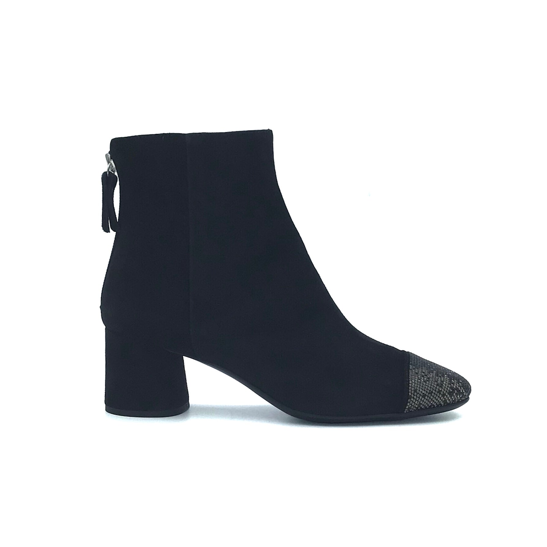 Bottines en daim noir AGL Crystal Noir